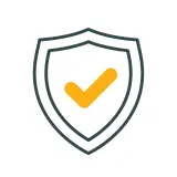 Rackeon-Sicherheitssymbol – Schutz und sicherer Zugang im Rechenzentrum