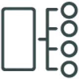 Simplified integration icon for racks and enclosures in existing infrastructure