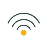 Pictogramme XG-RF® représentant une couverture mobile indoor homogène