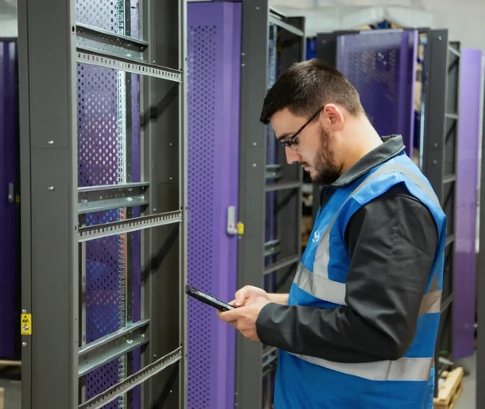 private network worker in a data center