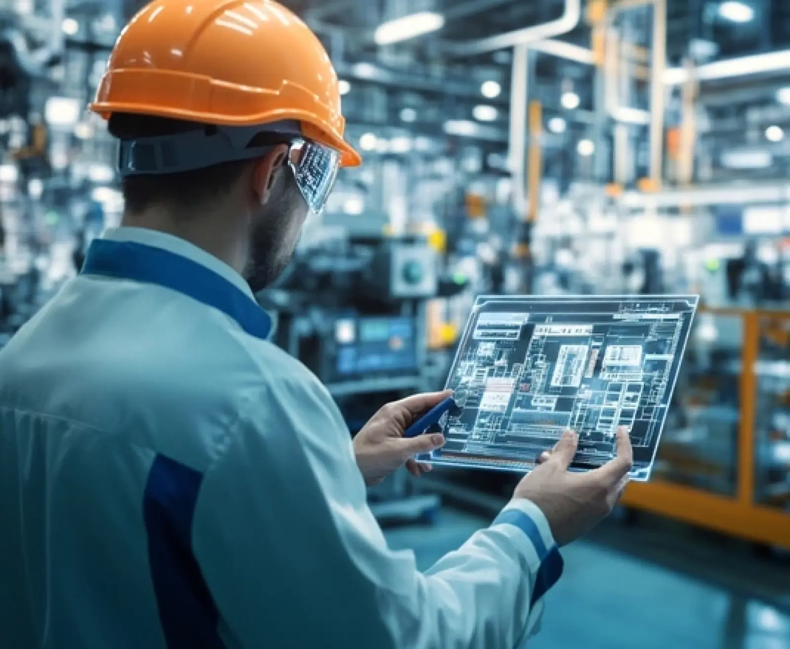 Industrieanlage als Beispiel für ein privates XG-RAN-Mobilfunknetz