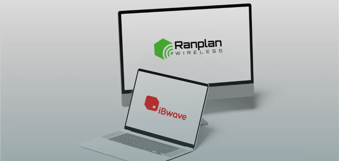 iBwave and Ranplan software displayed on screens, tools integrating Telenco's XG-RF® and XG-optic® indoor mobile solutions