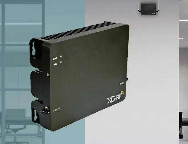 Digitaler 4G/5G NR-Repeater XG-RF® von Telenco für leistungsstarke und nachhaltige Indoor-Abdeckung.