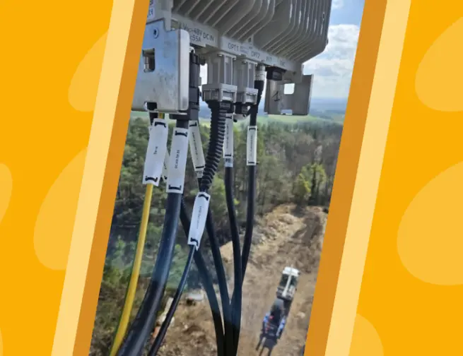 Câbles énergie XG-optic® de Telenco : légers, durables et protégés, optimisés pour les infrastructures mobiles 5G.