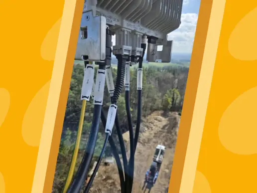 Câbles énergie XG-optic® de Telenco : légers, durables et protégés, optimisés pour les infrastructures mobiles 5G.