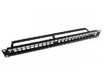 Unloaded 19-inch patch panels