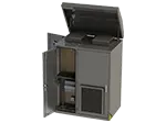 Armoire extérieure active double-paroi